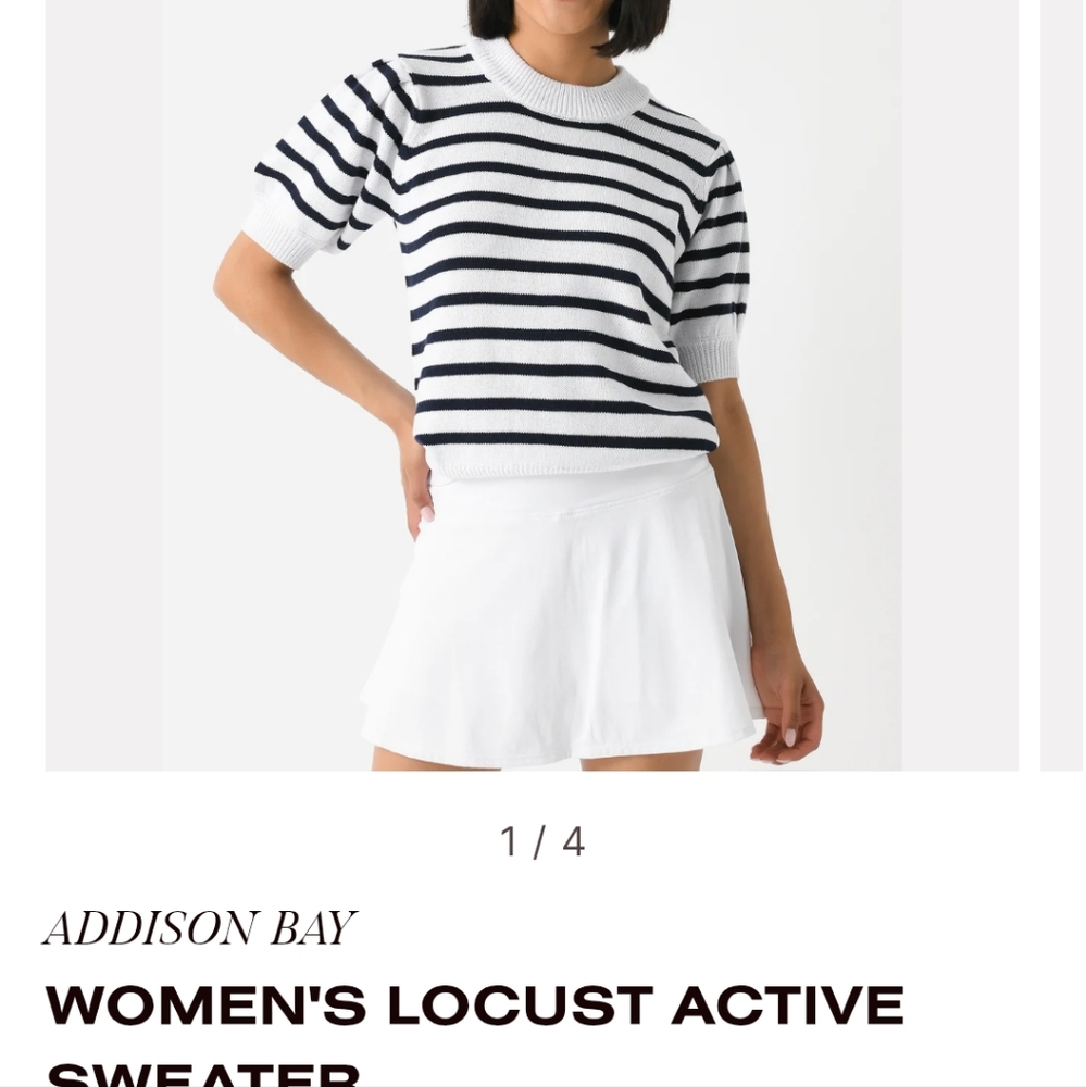 Addison Bay Womens Locust Active Sweater Size Small - Picture 8 of 9